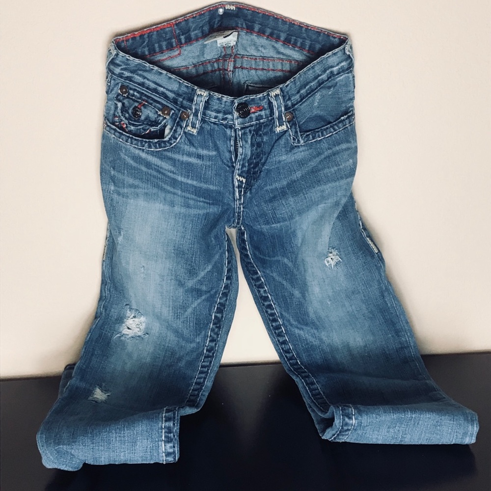 Boys True Religion Blue Jeans. 14 boys.